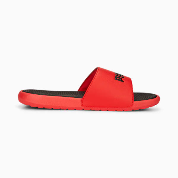 Claquettes Cool Cat 2.0 BX Enfant et adolescent, For All Time Red-PUMA Black, extralarge